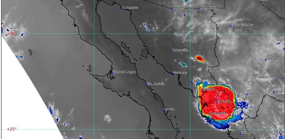 Tormenta avanza hacia Sonora: prevén lluvias, descargas eléctricas y fuertes vientos en estos municipios