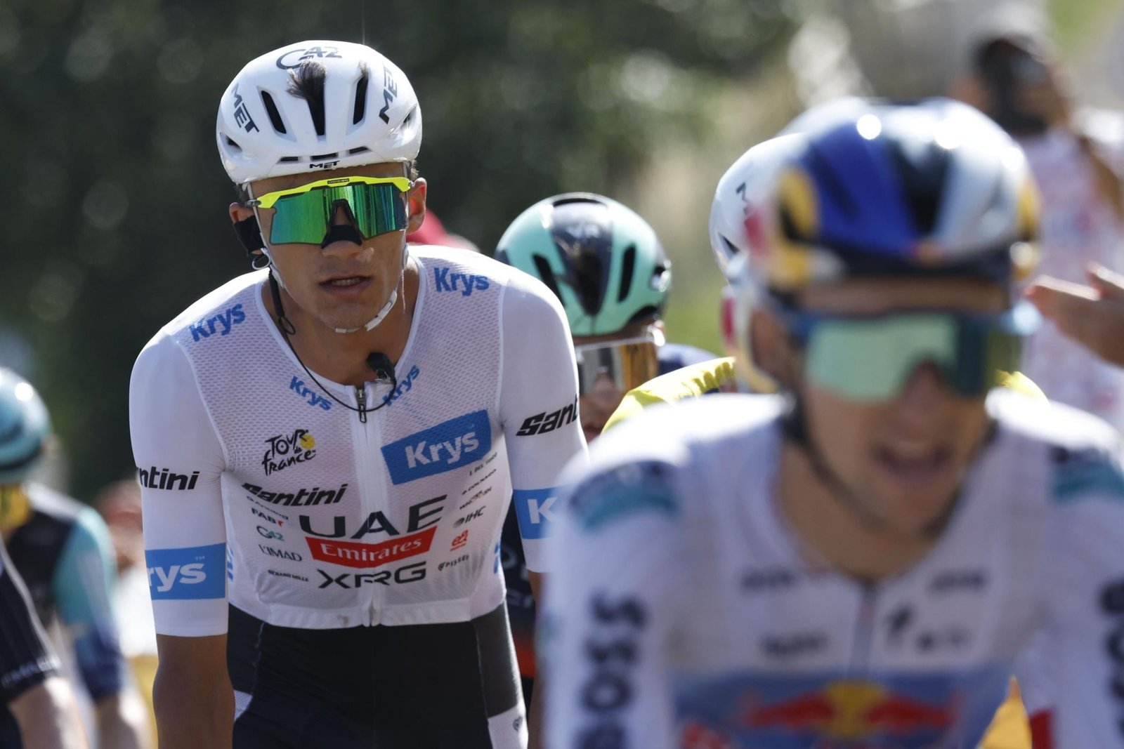 Isaac del Toro es el virtual tercer lugar del Tour de Francia. [Fotografía. EFE]