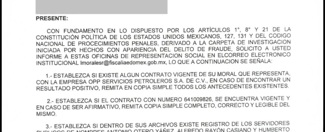 Investigan el contrato interminable de Pemex