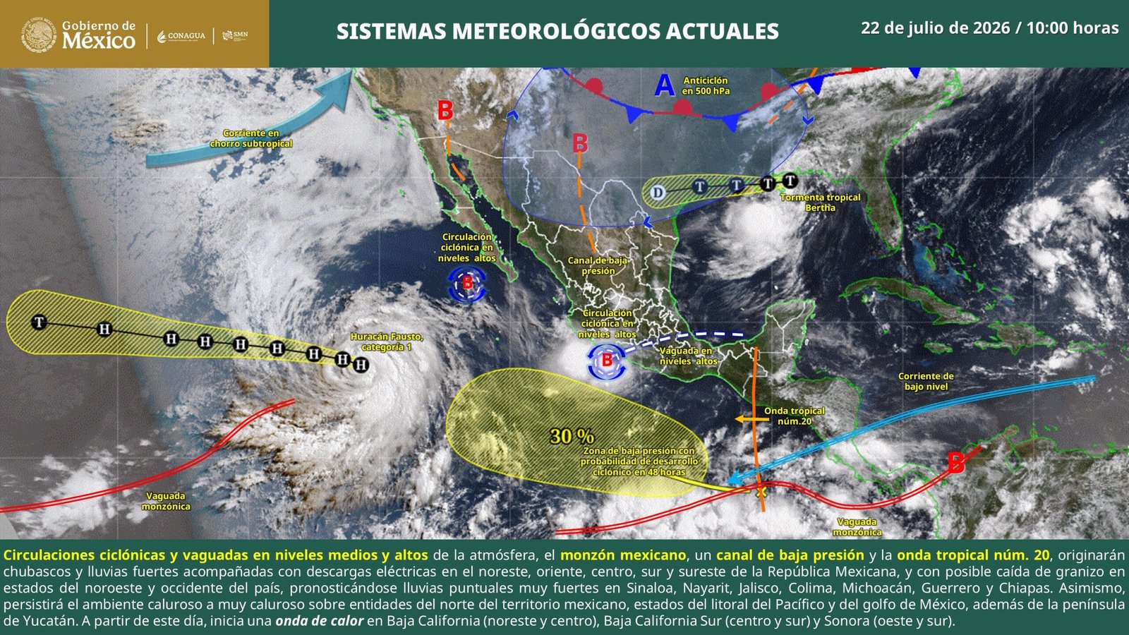 Clima refrescará Puebla y Morelos este viernes 24 de julio; ¿lloverá en estos estados? Clima refrescará Puebla y Morelos este viernes 24 de julio; ¿lloverá en estos estados?
