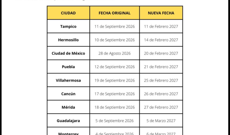 Concierto de Camilo en Hermosillo cambia de fecha; esto es lo que debes saber